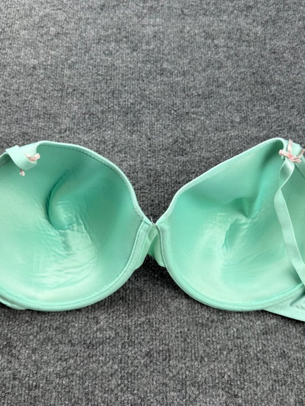 Joe Boxer Mint Green Underwire Bra Size 40dd Needs Cleaning Stain View 3